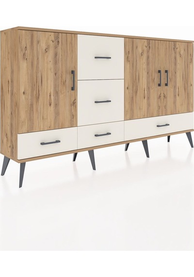 Arges Konsol 4 Raflı 5 Çekmeceli 3 Kapaklı 176x30x99 Çam-çam/aytaşı Atlas Çam/aytası - Atlas Çam Arges Konsol 4 Raflı 5 Çekmeceli 3 Kapaklı 176x30x99 Çam-çam/aytaşı Atlas Çam/aytası - Atlas Çam