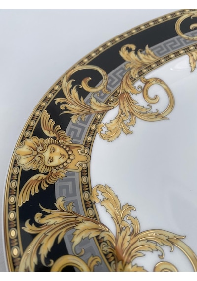 Versace Prestige Gala Oval Porselen Servis Tabağı 34 Cm 19325-403637-12734