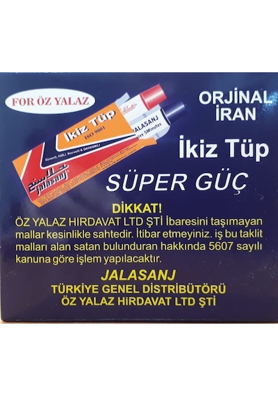 İkiz Tüp İran Yapıştırıcısı - Çift Karışımlı 6 Adet