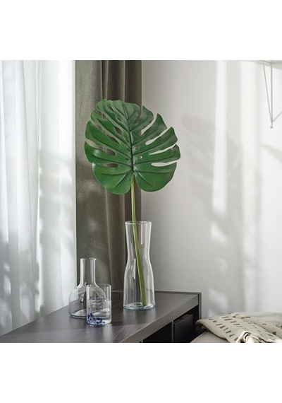 Ikea Smycka Yapay Çiçek, Yeşil, 80 Cm, İç/dış Mekan Monstera