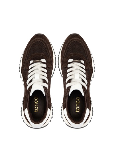 Tamer Tanca Kadın Hakiki Deri Kahverengi Süet Sneakers & Spor Ayakkabı 154 7161 Bn Ayk Y26 Kahve Suet