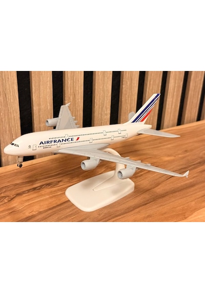 Air France F-hpjh Metal Maket Uçak 24 Cm Koleksiyonluk Model Uçak Ofis Dekorasyonu & Hareketli Tekerlekli