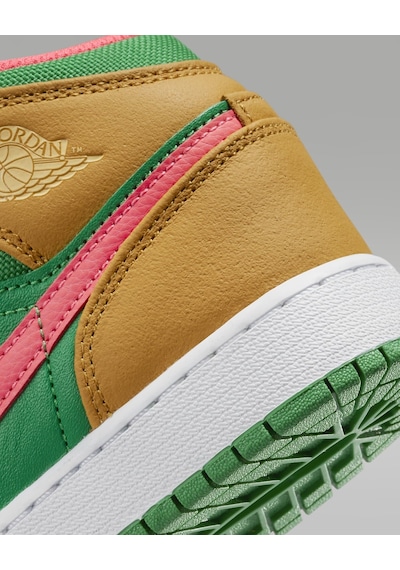 Nike Air Jordan 1 Mid Se Dx4365-700 Watermelon Unisex Sneaker 001