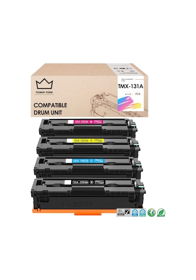 Hp Laserjet Pro 200 Color M251Nw Uyumlu Toner A Plus Takım
