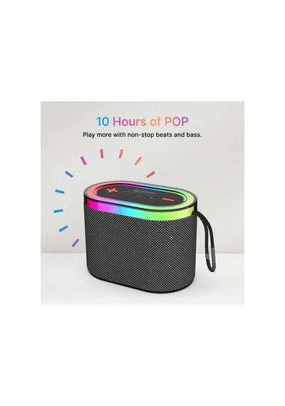 M8 Taşınabilir Şarjlı Bluetooth Hoparlör 4 Inc 2 10w Rms Rgb Karaoke Mikrofonlu 3600 Mah Siyah - 854520745