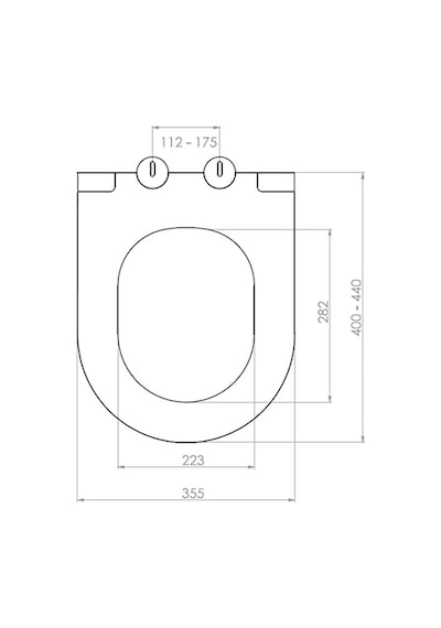 Bocchi Pure Slim Klozet Kapağı Mat Somon A0333 - 032