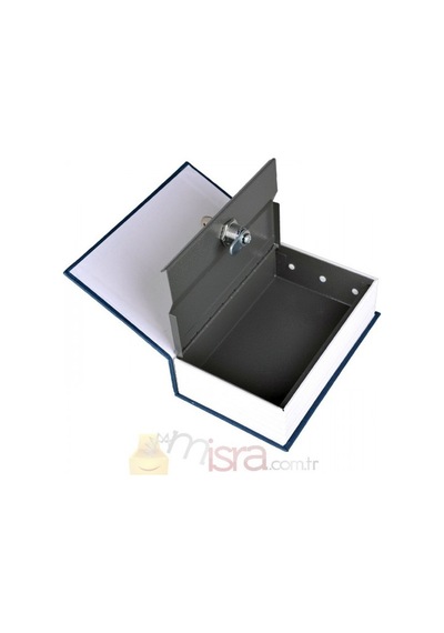 Kitap Görünümlü Kilitli Metal Kasa 18X11 Cm N11.1281