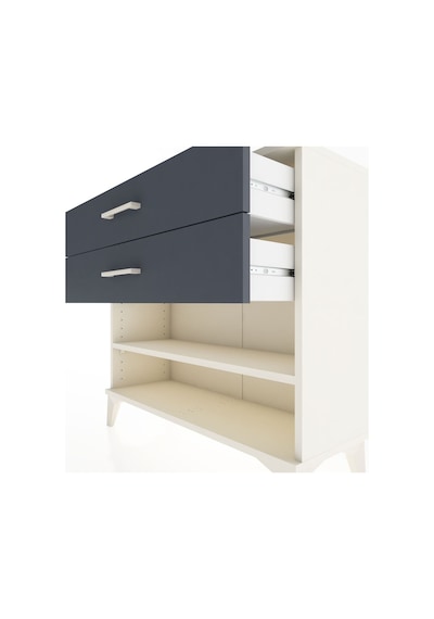 Arges Şifonyer Tek Raflı 2 Çekmeceli 88x30x80 Aytaşı-antrasit Aytaşı