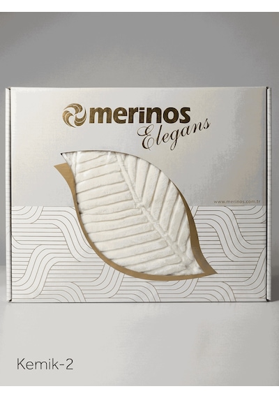 Merinos Elegans Tek Kişilik Battaniye Kemik-2 Kemik