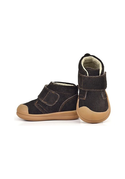 Rakerplus Yoohoo Hakiki Deri Kahverengi Cırtlı Unisex Bebek Bot Kahverengi