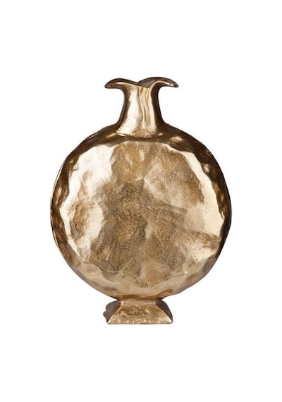 Lucky Art Gold Modern Vazo 35.5x9.5x46 Cm