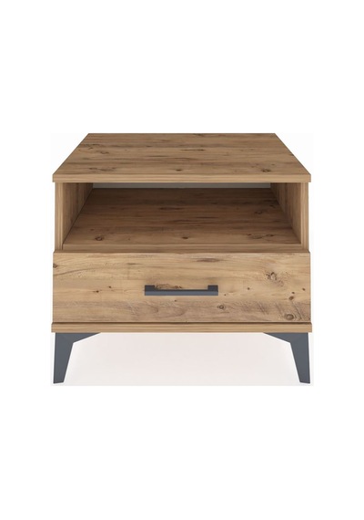 Hyperion Komodin Tek Raflı Tek Çekmeceli 60x44x48 Çam-çam Çam