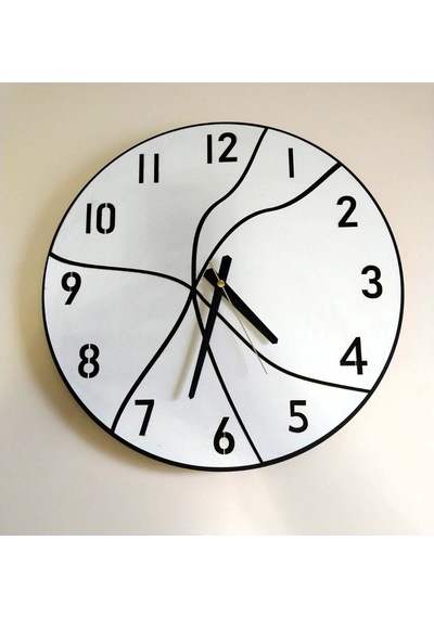 Yeni Tasarım Modern Duvar Saati Şık Ve Kalite Bir Arada No:1032 Beyaz