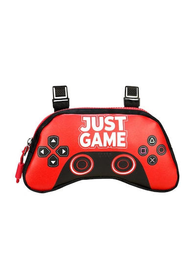 Game Over Baskılı Ortopedik Su Geçirmez Ultra Lüx Okul Çantası Termal Beslenme Ve Kalemlik Kırmızı