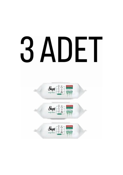 Sleepy Yüzey Temizlik Mendili 100' Lü 3 Paket 300 Yaprak Tekli