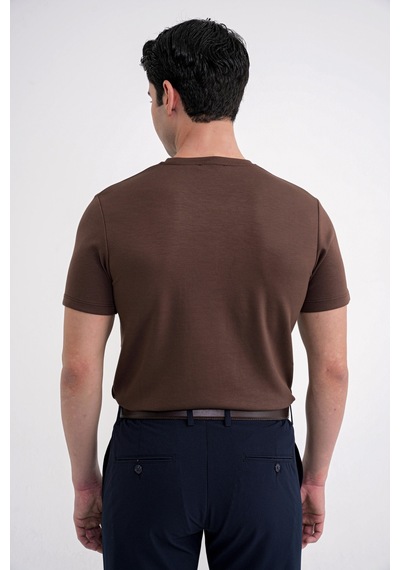 Efor Ts 885 T-shırt Comfort Kakao Casual Kakao
