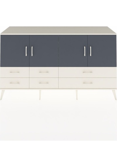 Hyperion Konsol 6 Raflı 6 Çekmeceli 4 Kapaklı 176x44x99 Aytaşı-antrasit/aytaşı Aytası/antrasıt - Aytası Hyperion Konsol 6 Raflı 6 Çekmeceli 4 Kapaklı 176x44x99 Aytaşı-antrasit/aytaşı Aytası/antrasıt - Aytası