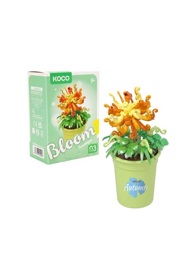 Bloom Boutique Flower Serisi Saksı Çiçekleri Yapı Blokları Seti