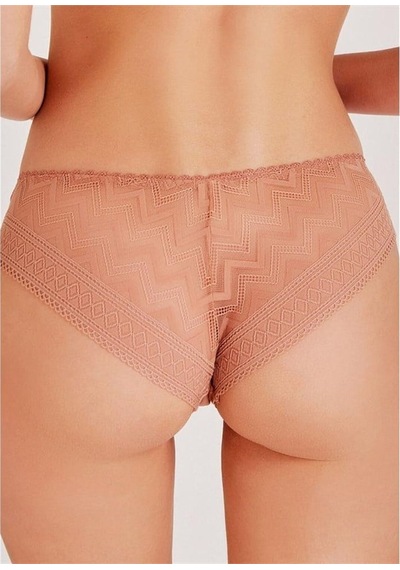 Magic Form 548 Zigzag Dantelli Normal Külot - Kiremit Kiremit