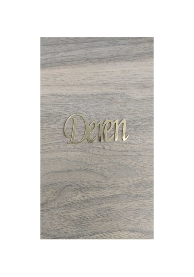 Pleksi Isim 10 5 Cm Gold Pleksi Altın