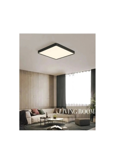 Kdl433b Smd Led Li Kare 24w Siyah Kasa Sıva Üstü Panel Armatür Beyaz