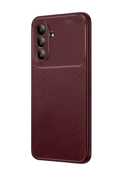Galaxy  Uyumlu  A37 5g Auto Focus Karbon Kapak - Bordo