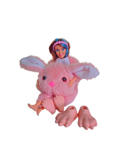 Vardem Change Oyuncak Pembe Tavşan Aksesuarlı 30 Cm Bebek 66838