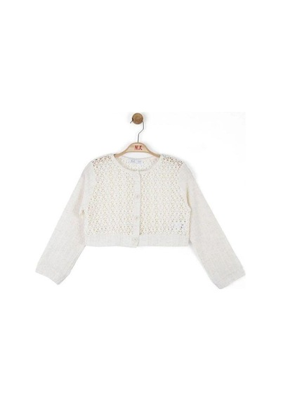 Nk Kids Kız Çocuk Güpürlü Ceket-13983 Krem