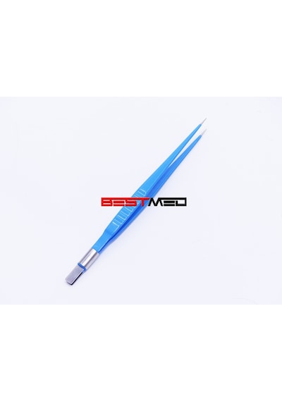 Koter Cihazı Bipolar Düz Penset 19 Cm x 1 Mm Bipolar Penset