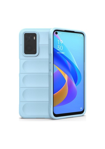 Realme 9i 4g Kılıf Optimum Silikon - Sky Blue Bz8683140574857