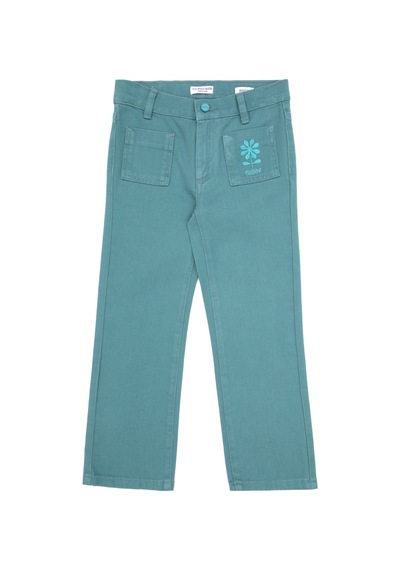 U.s. Polo Assn. Kız Çocuk Koyu Mint Pantolon Kanvas-chino 50314779-vr152 Koyu Mınt