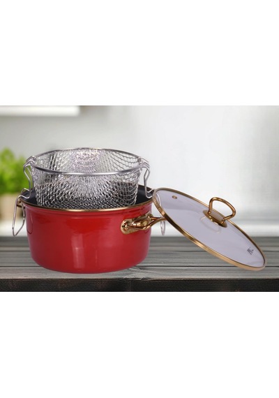 Red Emaye Kızartma Tenceresi 22 Cm Belirtilmemiş