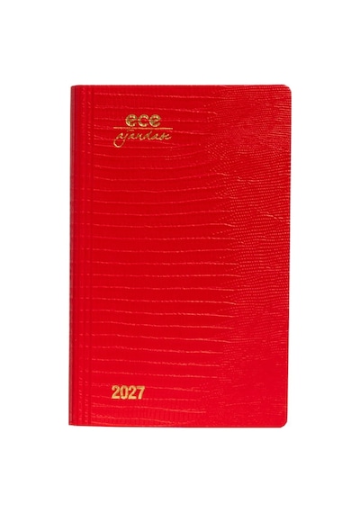 Ece Ajandası Akçay 2027 Kırmızı - Günlük Çizgili 12x18