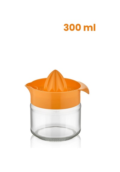 Cam Limon Sıkacağı, Narenciye Sıkacağı, Portakal Sıkacağı Cam Narenciye Sıkacağı 300ml - Turuncu Cam Diğer