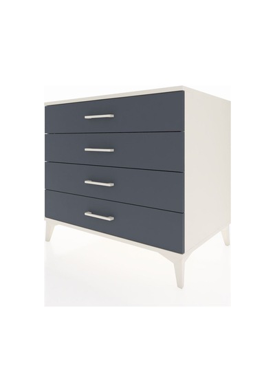 Kronos Şifonyer 4 Çekmeceli 88x59x80 Aytaşı-antrasit Aytaşı