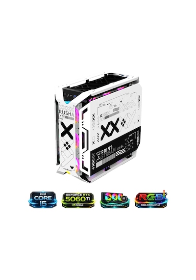 Hyper Rocket X-ERA Pro i5-14400F 32 GB 1 TB M.2 SSD RTX5060Ti Free Dos Masaüstü Oyuncu Bilgisayarı