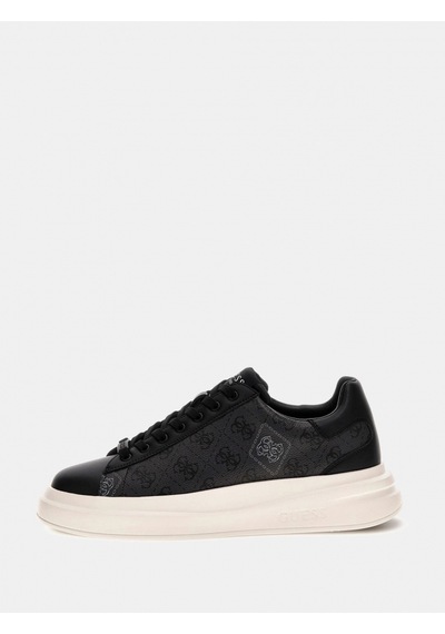 Guess Elba Erkek Siyah Sneaker Fmflbafab12-black Siyah