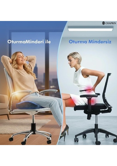 Destekli Visco Oturma Minderi Uzun Süreli Oturumlar İçin Ergonomik Tasarım Genel