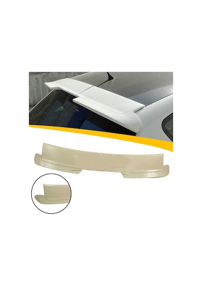 Seat İbiza Mk4 4 Kapı Cam Üstü Spoiler Parlak Siyah Spoyler Plastik İthal 2008-2017