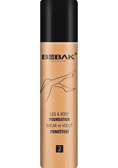 Bebak Bacak ve Vücut Fondöteni No:2 Medium 75 ML
