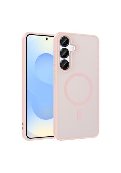 Galaxy A56 Kılıf Magsafe Kamera Korumalı Mat Parmak İzi Tutmayan Grlpro Desert Gold