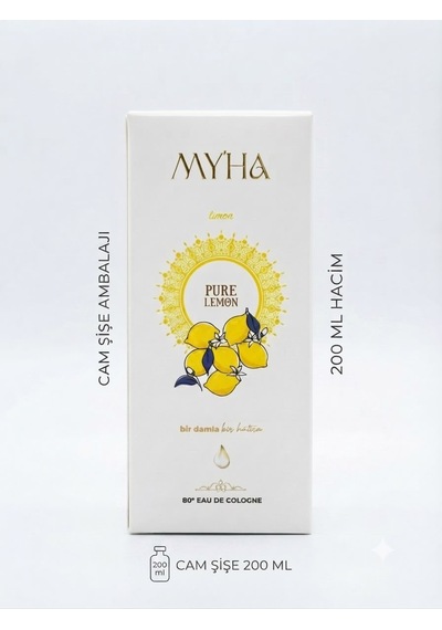 Limon Esintisi Kolonya 200 Ml Ferahlatıcı Ve Canlandırıcı