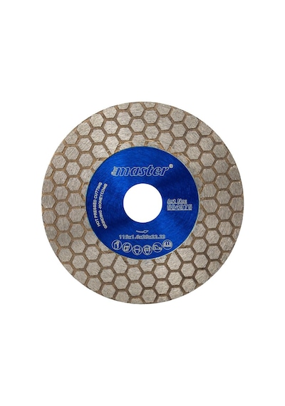 Master 504975 Petek 115 Mm İnce Çapaksız Mermer Granit Fayans Kesme Taşlama