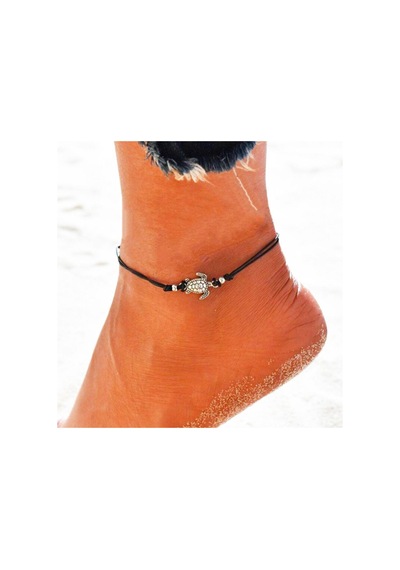 Brezza Lusso Jewelry Kaplumbağa Bayan Ayak Halhal Çok Renkli