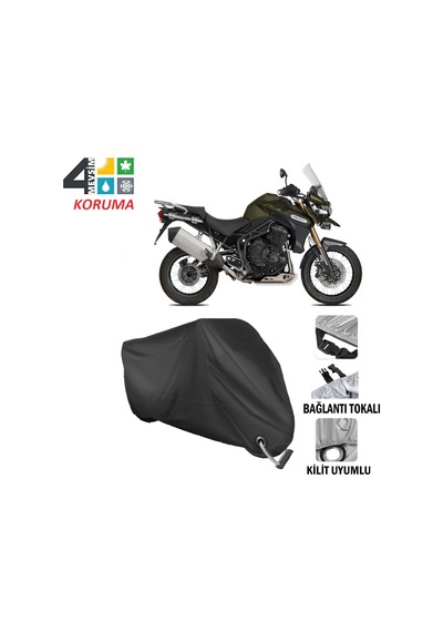 Triumph Tiger Explorer Xc Motosiklet Brandası ( Kilit Uyumlu - Si