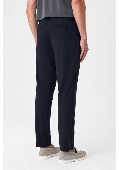 Back And Bond Lacivert Slim Fit Örme Jogger Pantolon Çok Renkli