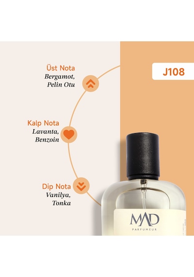 Mad J108 Selective Erkek Parfüm EDP 50 ML