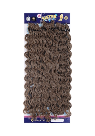 Sister Afro Dalgası Saç - Açık Kahve 8