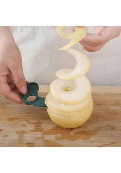 Calessier Meyve Dilimleme Aparatı, Spiral Kesim Özellikli, Kaymaz Saplı, Sert Kesici Uçlu, Elma Armut Patates İçin Diğer