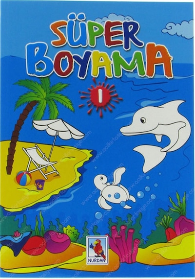 Süper Boyama 1 Nurdan Yayınları
